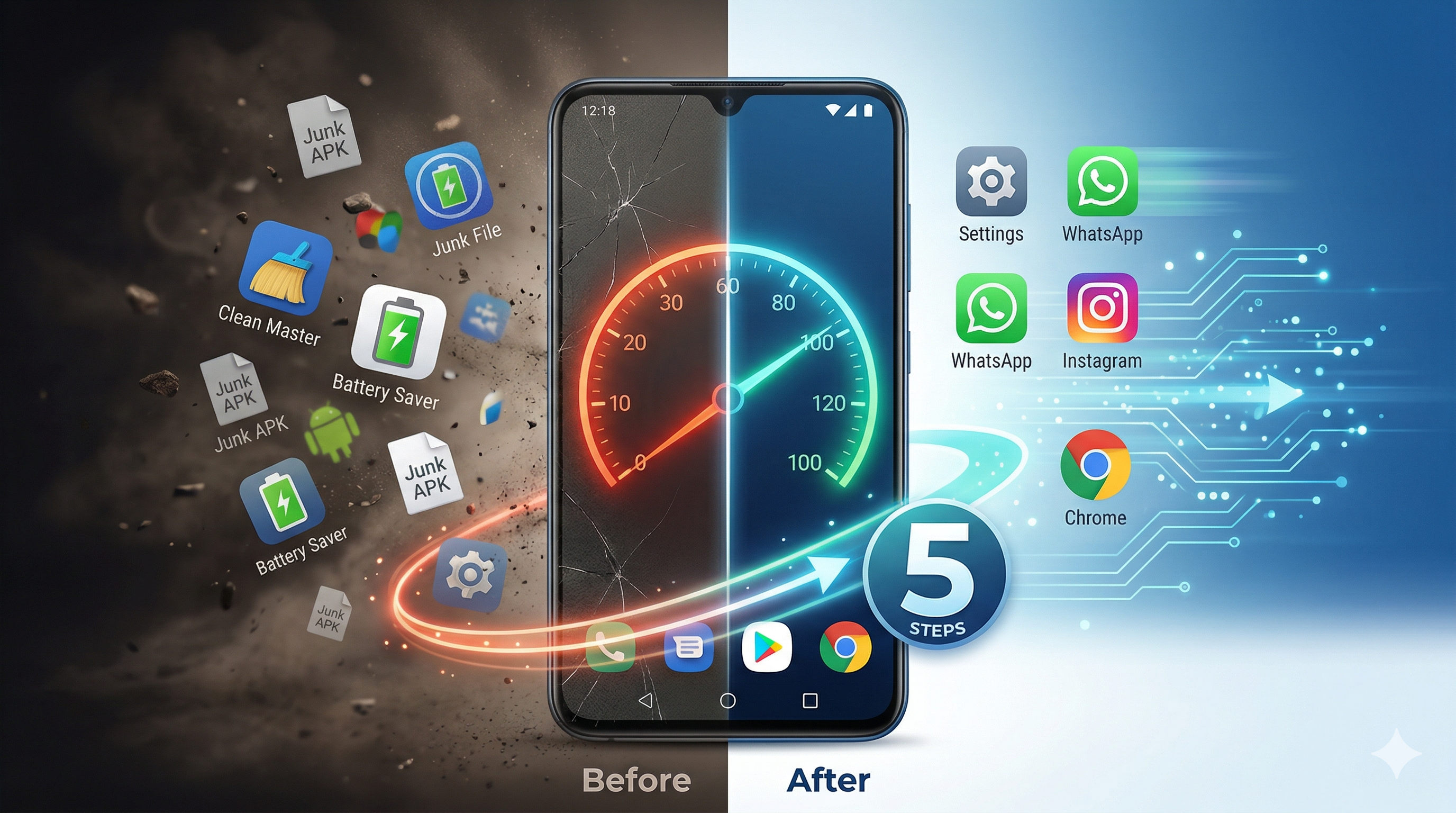 android phone slow speed fix
